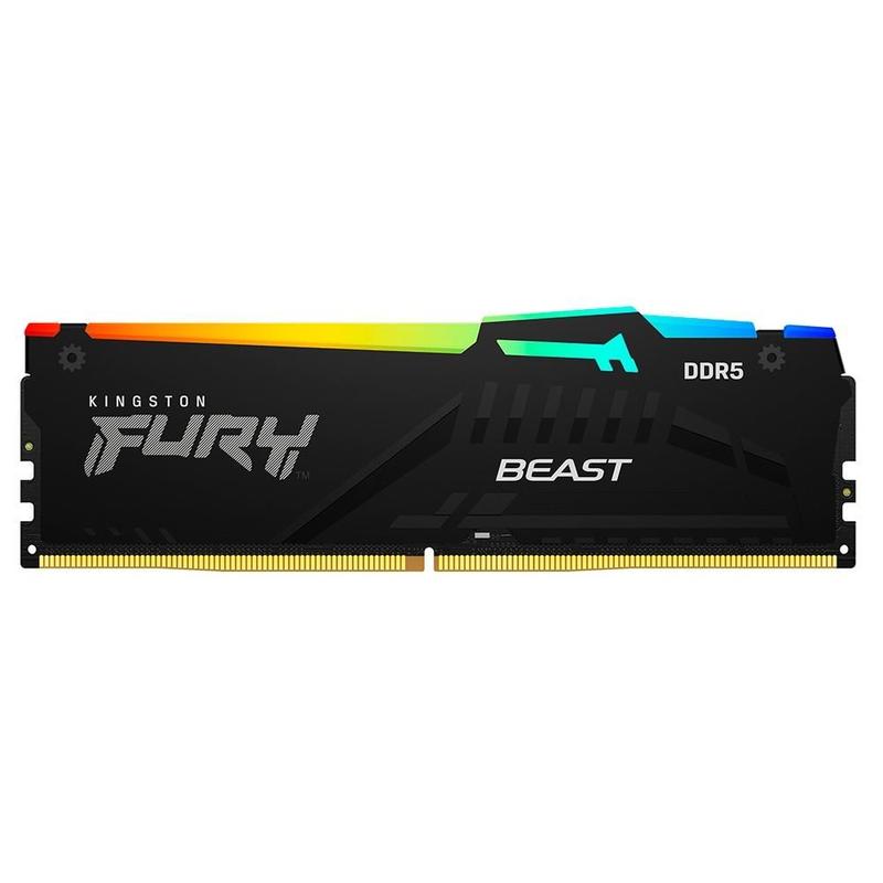 Memória RAM Kingston Fury Beast RGB, 16GB (2x8GB), 5600MHz, DDR5
